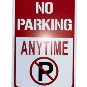 No Parking fém tábla