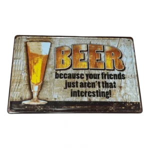 Beer fém tábla