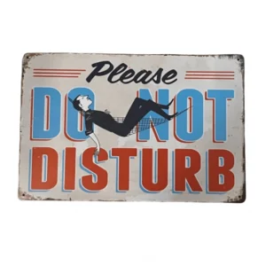 Please Do Not Disturb fém tábla