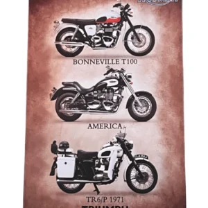 Triumph fém tábla