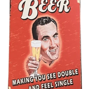 Beer-Making You See Double fém tábla