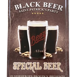 Black Beer fém tábla