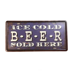 Ice Cold Beer fém tábla