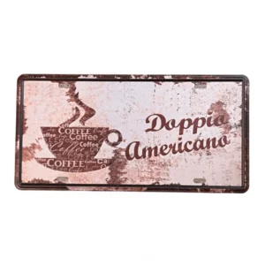 Doppio Americano fém tábla
