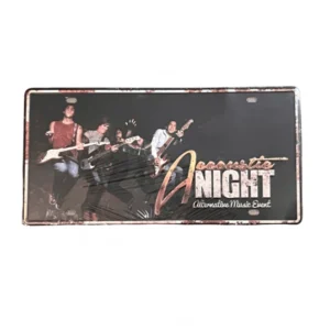 Accoustic Night fém tábla