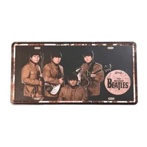 Beatles fém tábla