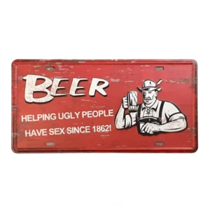 Beer fém tábla