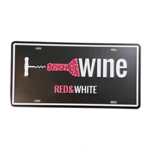 Wine - Red and White fém tábla