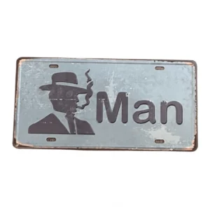 Man fém tábla