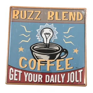 Buzz Blend Coffee fém tábla