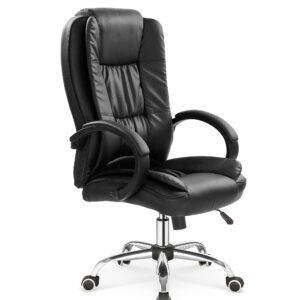 RELAX forgószék, billenő mechanika, szín: fekete