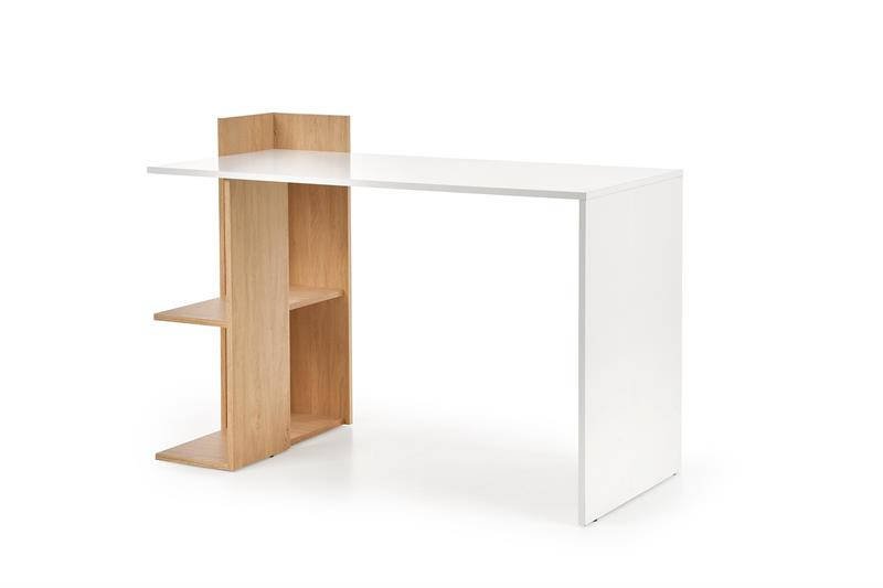 FINO íróasztal, szín: arany tölgy/fehér - Image 3
