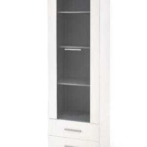 LIMA W-1 vitrin, szín: fehér