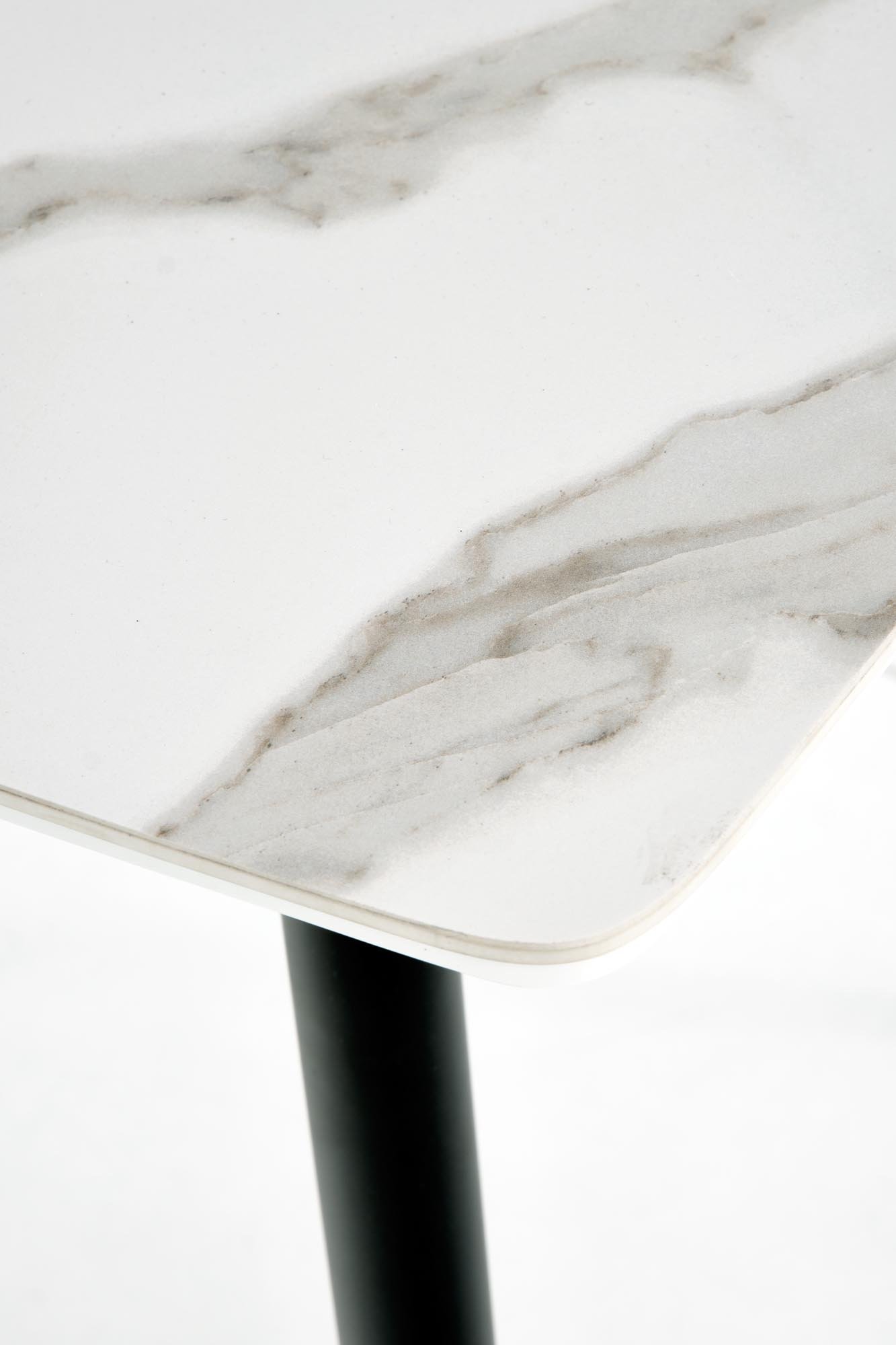 MARCO asztal, téglalap alakú, szín: fehér márvány/fekete - Image 9