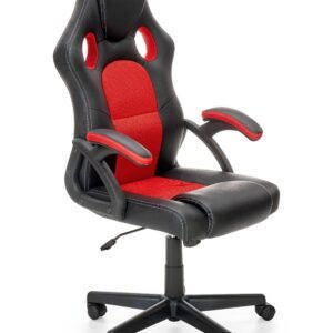 BERKEL gaming forgószék, billenő mechanika, szín: fekete/piros