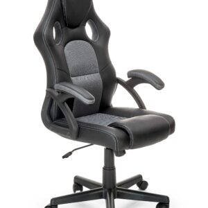 BERKEL gaming forgószék, billenő mechanika, szín: fekete/szürke