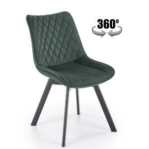 K520 forgatható szék, szín: sötétzöld