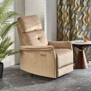 SEMIR elektromos relax fotel, szín: fekete
