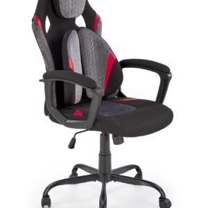 JENSEN forgószék, billenő mechanika, szín: fekete/szürke/piros