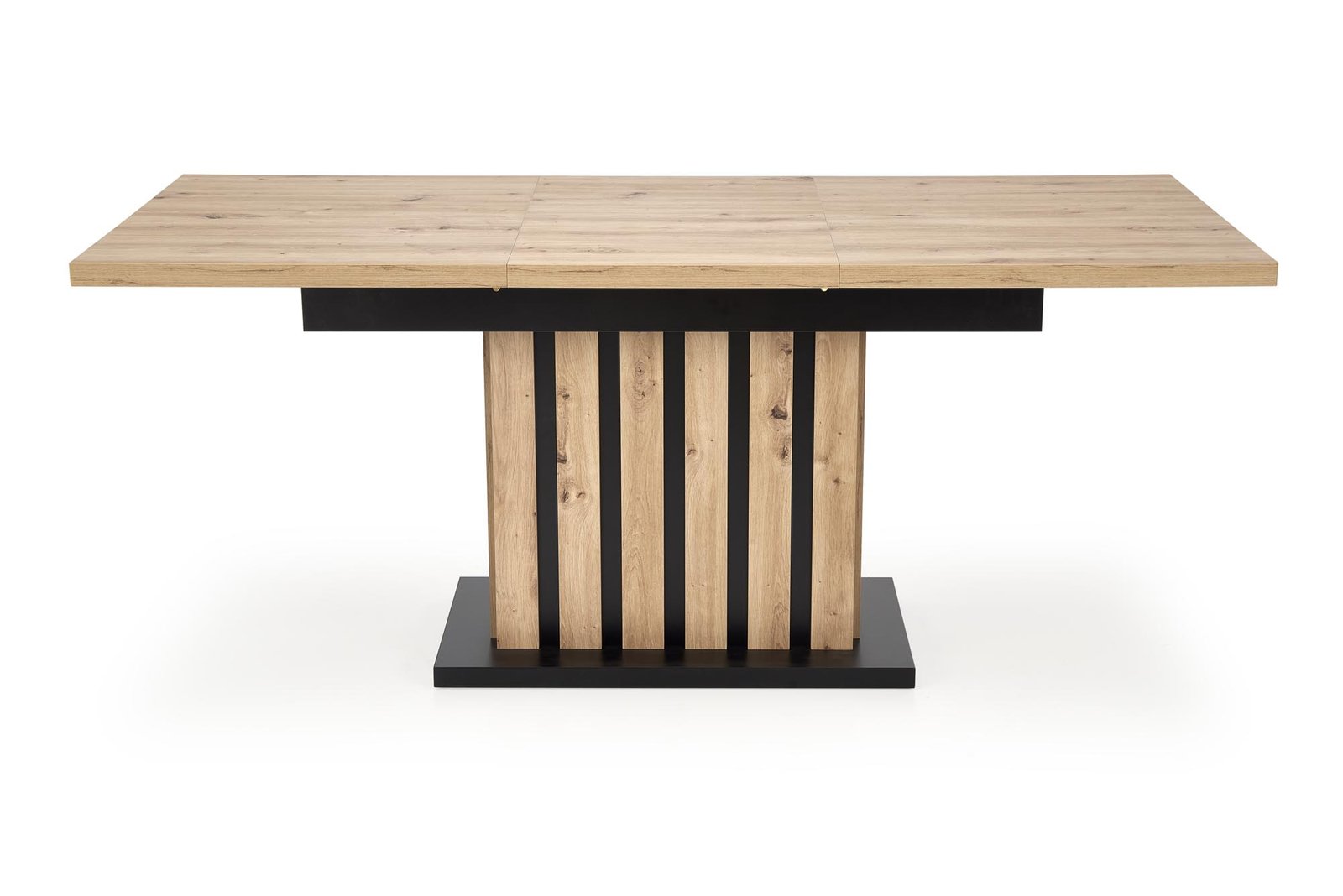 LAMELLO 160/210 bővíthető étkezőasztal, téglalap alakú, szín: artisan tölgy/fekete - Image 15