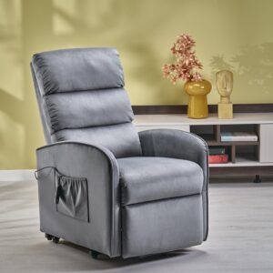 MARONI elektromos relax fotel, emelő funkcióval, szín: szürke