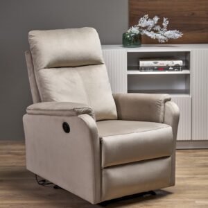 CROCUS elektromos relax fotel, szín: bézs