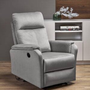 CROCUS elektromos relax fotel, szín: szürke