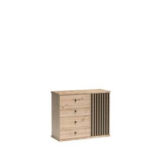 CALI C5 fiókos komód, szín: artisan tölgy
