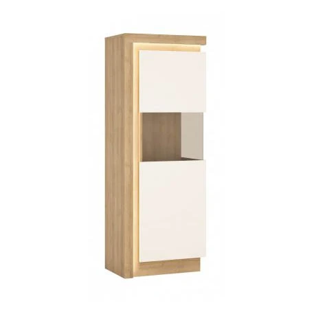 Lyon White Egy ajtós vitrin LYOV01 JOBB - Image 2